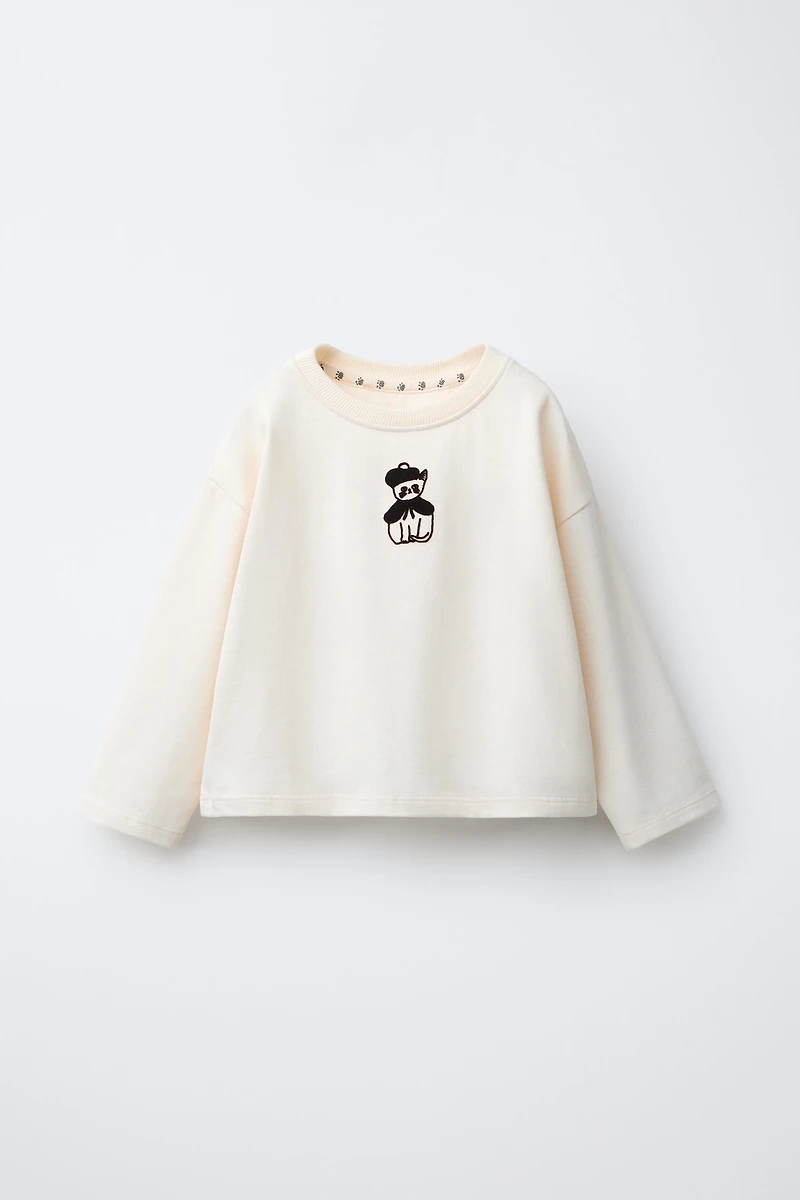 NAON JEONG © FLOCKED PRINT T-SHIRT