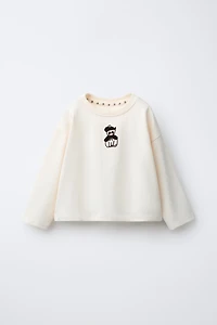 NAON JEONG © FLOCKED PRINT T-SHIRT