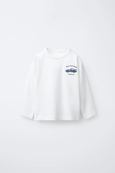 T-SHIRT AVEC APPLIQUÉ EN CAOUTCHOUC