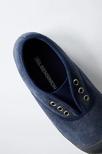 LEATHER SNEAKERS BENSIMON ® X ZARA