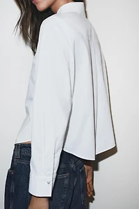 PEARL POPLIN SHIRT