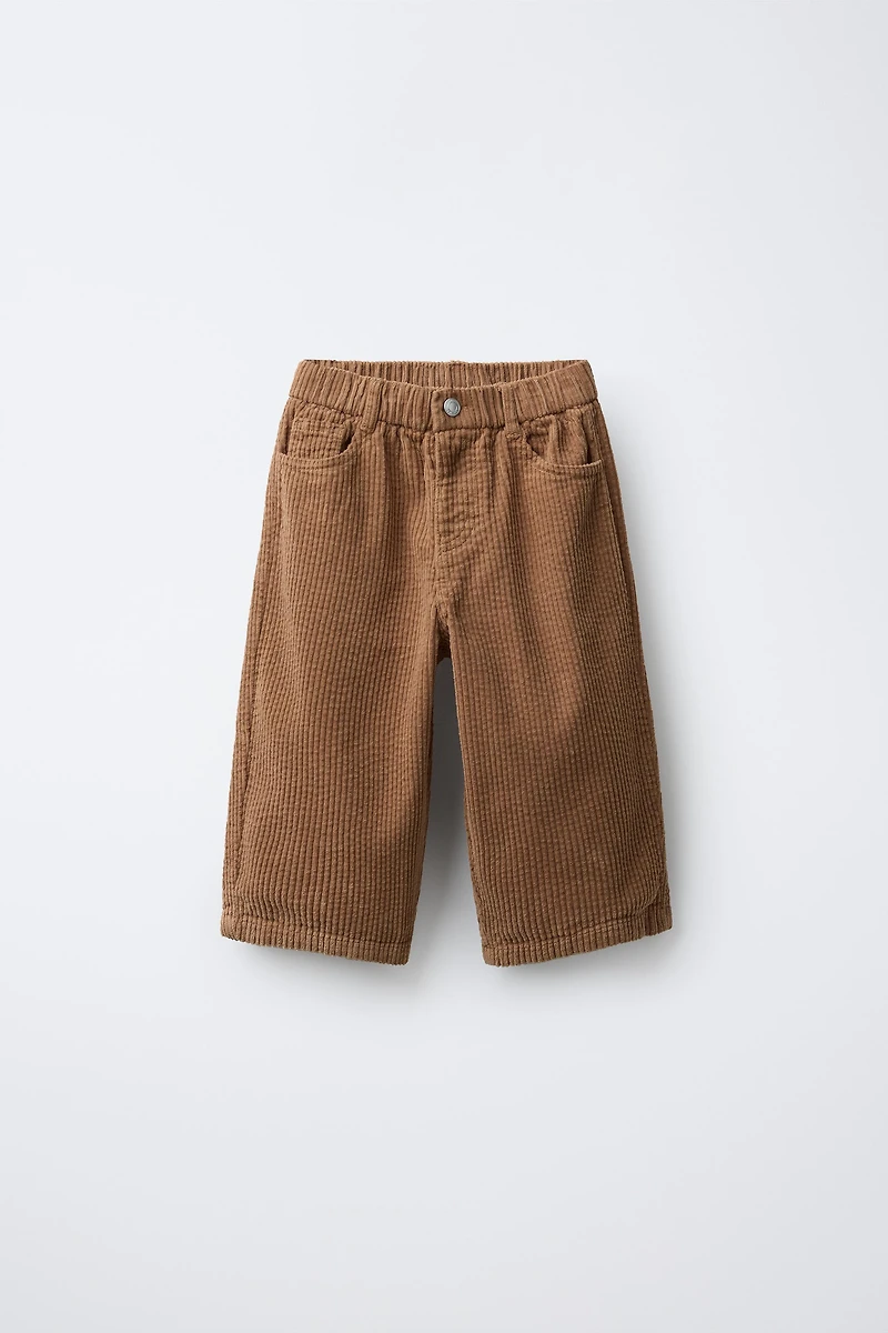BENSIMON ® X ZARA STRAIGHT CORDUROY PANTS