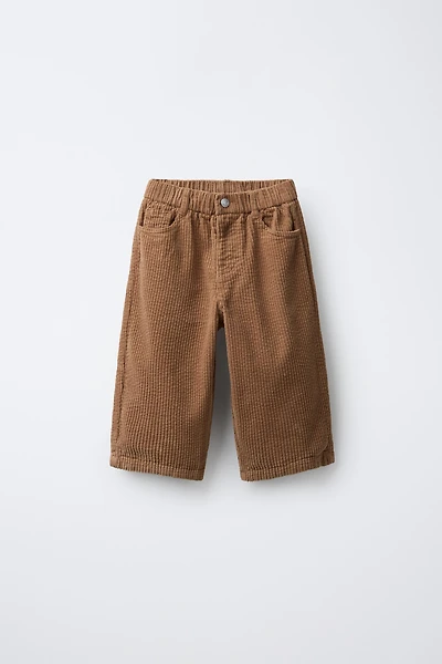 BENSIMON ® X ZARA STRAIGHT CORDUROY PANTS