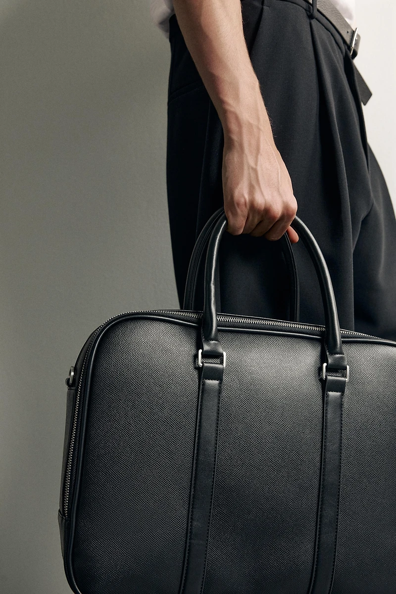 TEXTURED BRIEFCASE