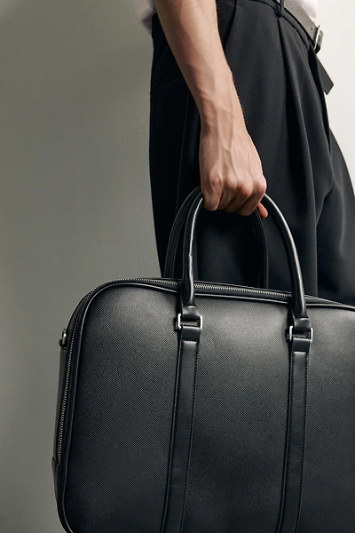 TEXTURED BRIEFCASE