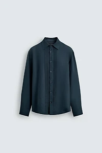 CHEMISE FLUIDE À PLIS NERVURÉS