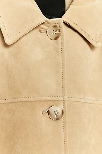 VESTE EN CUIR DAIM ZW COLLECTION LIMITED EDITION