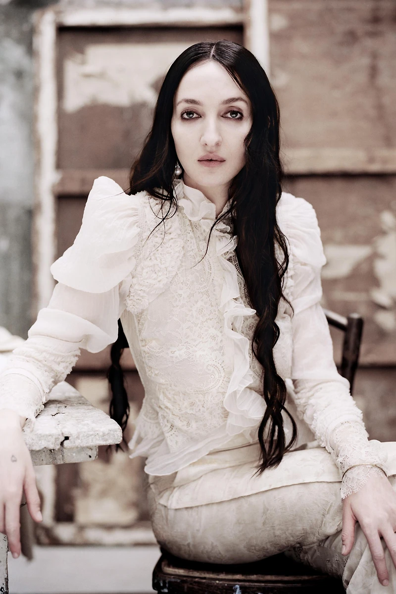 ZW COLLECTION LIMITED EDITION COMBINATION RUFFLE SHIRT