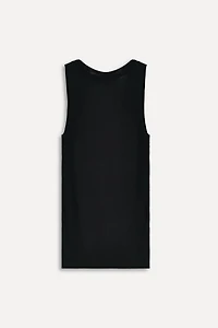 RIB KNIT SLEEVELESS TOP 50TH ANNIVERSARY