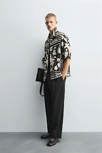 LEAF PRINT SHIRT