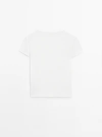 T-shirt manches courtes bord-côte heavy weight