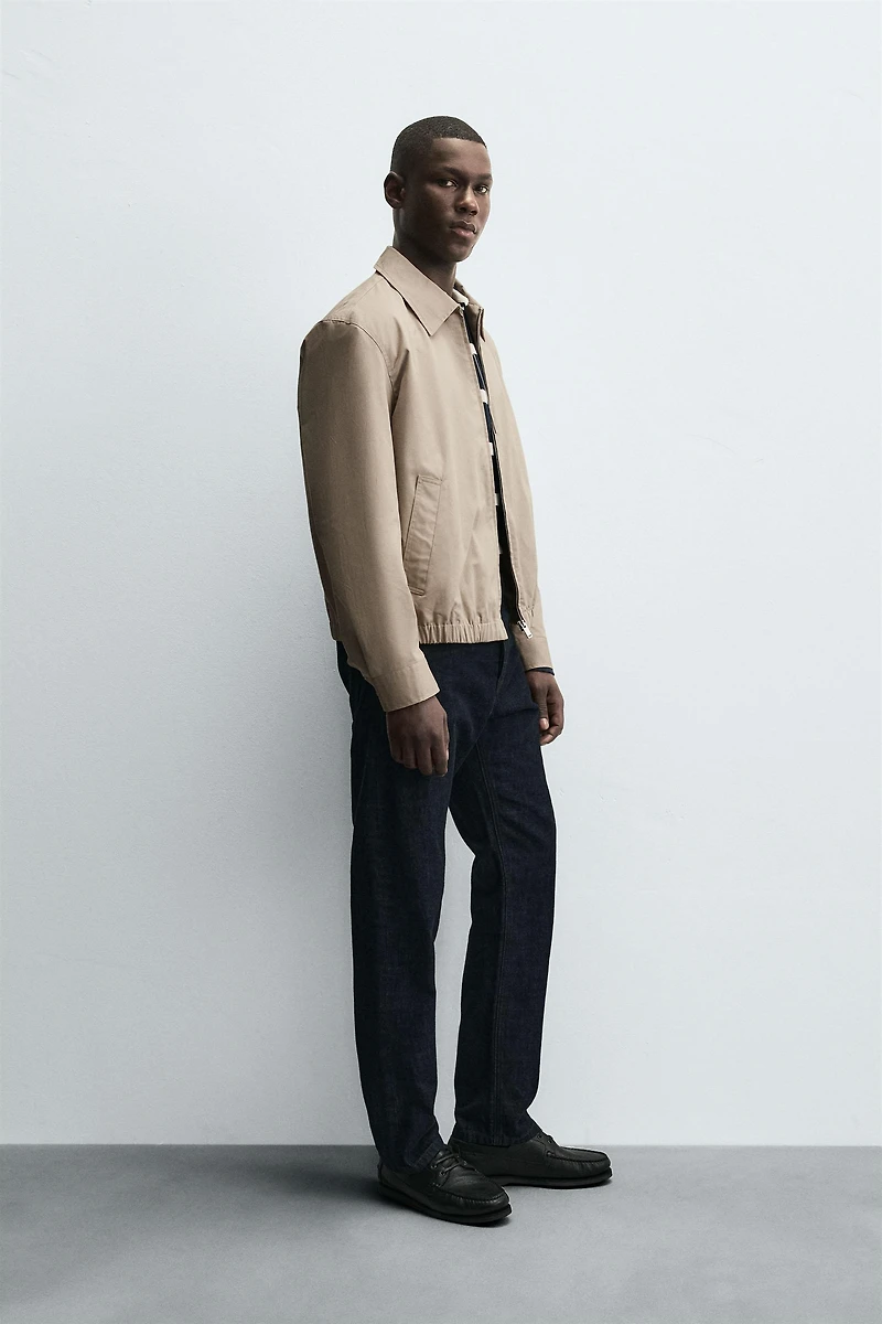 REGULAR FIT COTTON JACKET