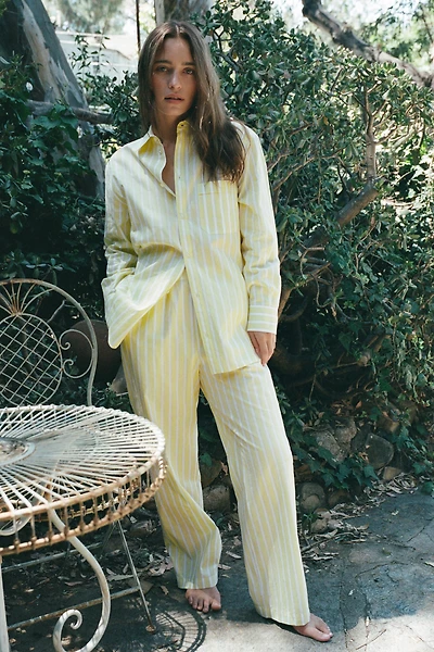 STRIPED PAJAMA PANTS