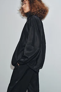 ZW COLLECTION FLUID BOMBER JACKET