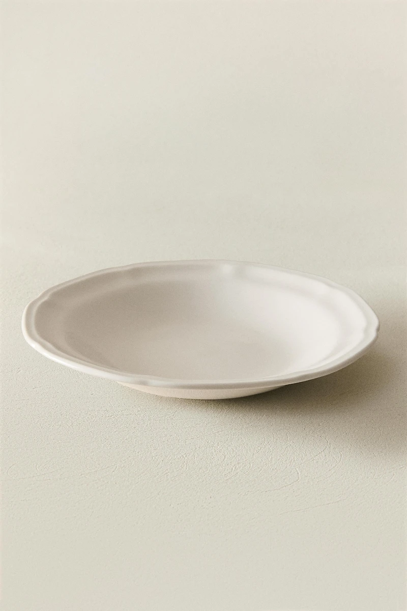 ASSIETTE CREUSE PORCELAINE