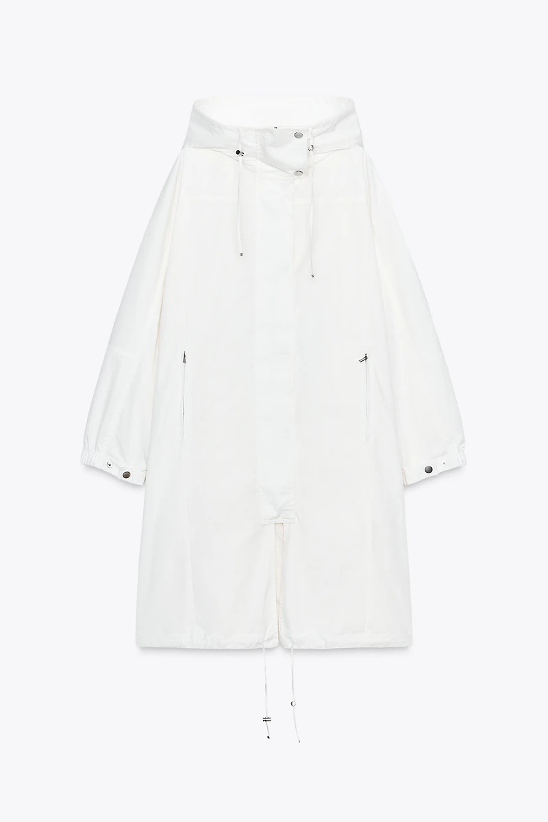 OVERSIZED MULTI-POSITION HOODIE PARKA ZW COLLECTION