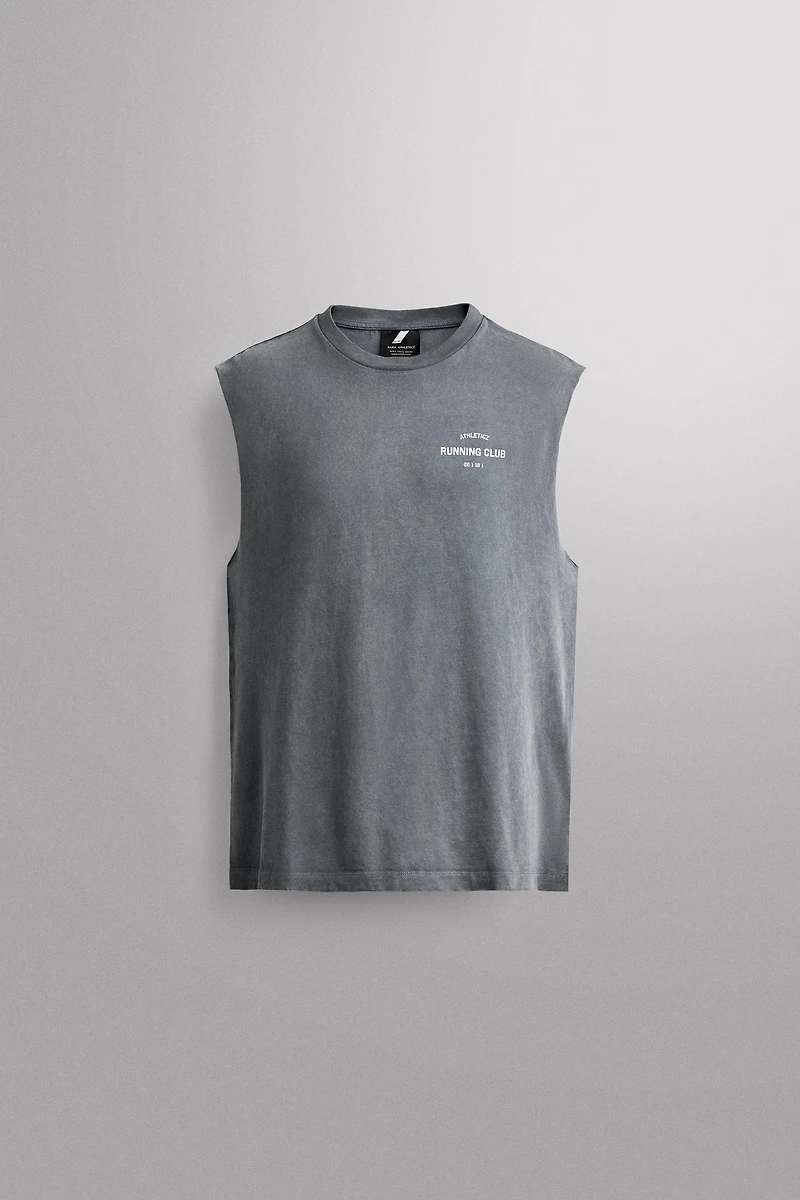 COTTON RUNNING TANK TOP
