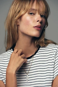 2-PACK WATERPROOF PEARL CHAIN NECKLACES