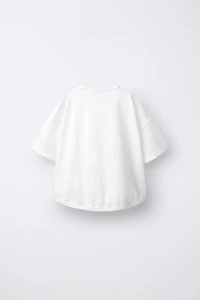 ZARA TIMELESS - T-SHIRT EN COTON UNI