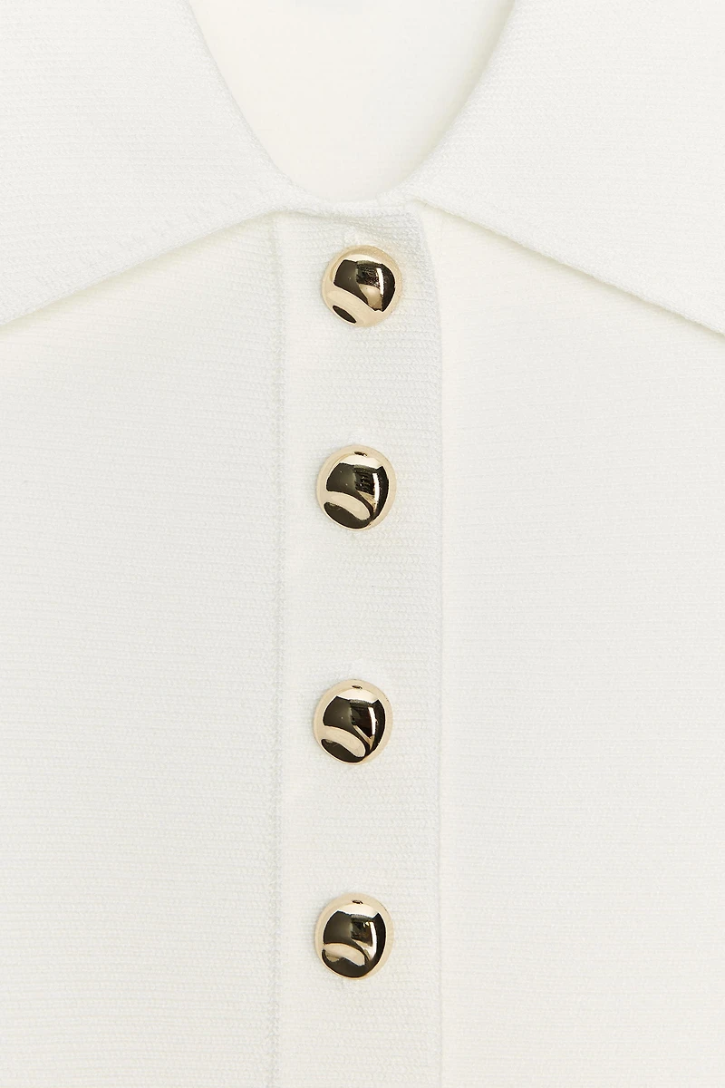 PEPLUM KNIT VEST TOP