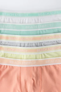 6-14 YEARS / FIVE-PACK OF TEXT BOXERS
