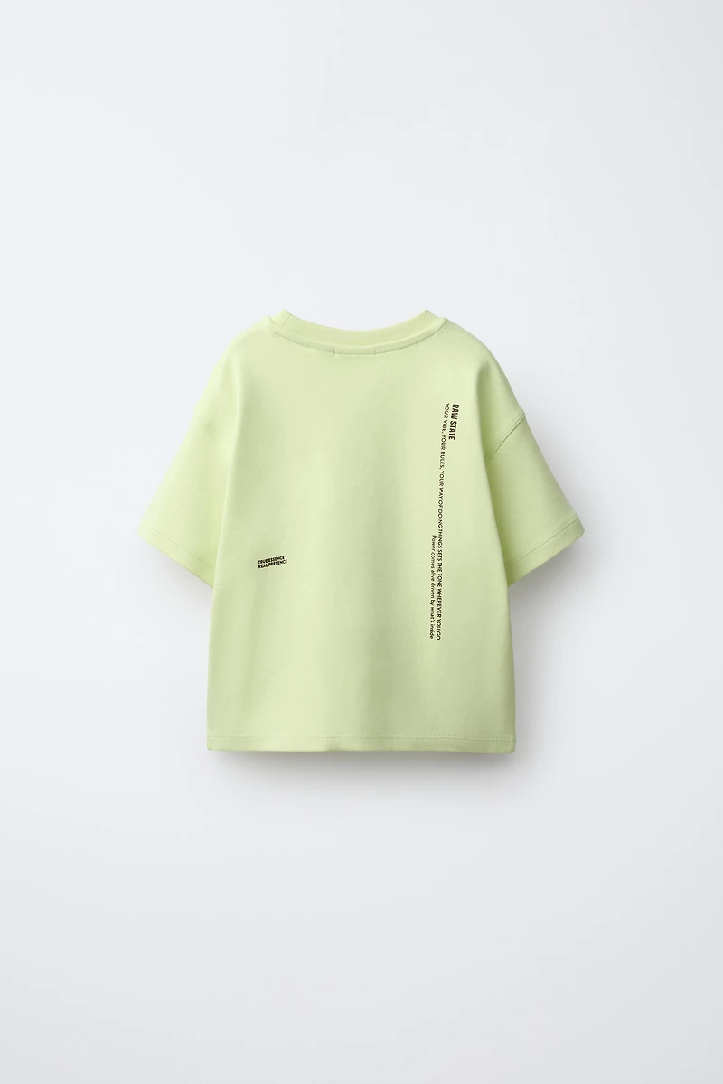 T-SHIRT IMPRIMÉ INTERLOCK