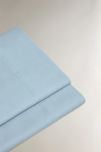 PERCALE COTTON FLAT SHEET ( THREAD COUNT