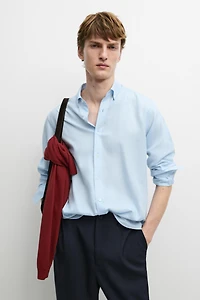 100% cotton twill regular fit shirt
