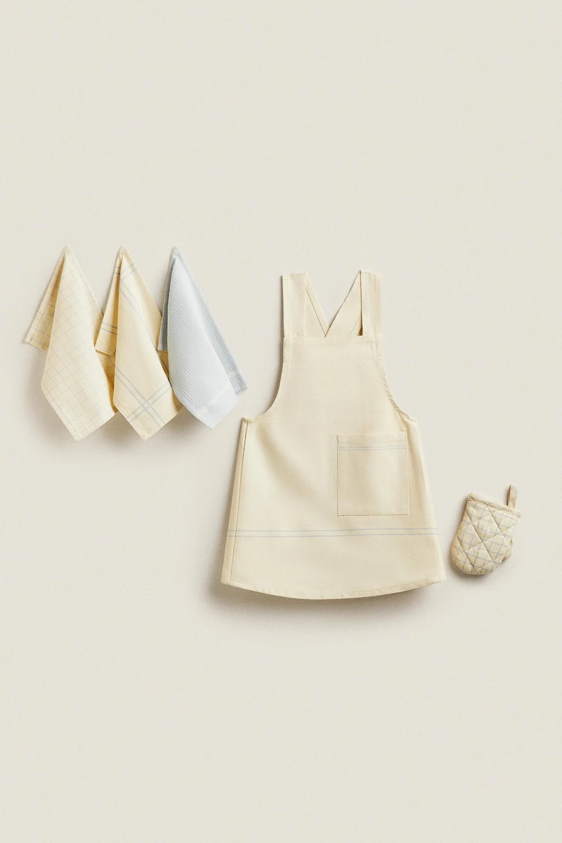 JOUET ENFANT ENSEMBLE LINGE DE CUISINE