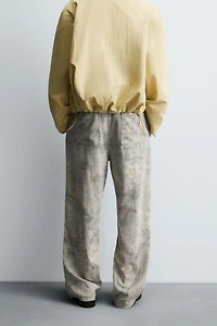 ABSTRACT PRINT RELAXED FIT PANTS