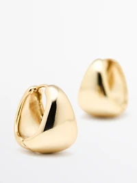 Irregular ball earrings