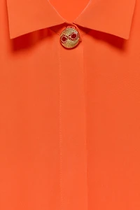 100% SILK SHIRT MARISA BERENSON X ZARA