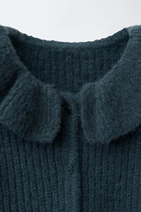 CARDIGAN WITH PETER PAN COLLAR