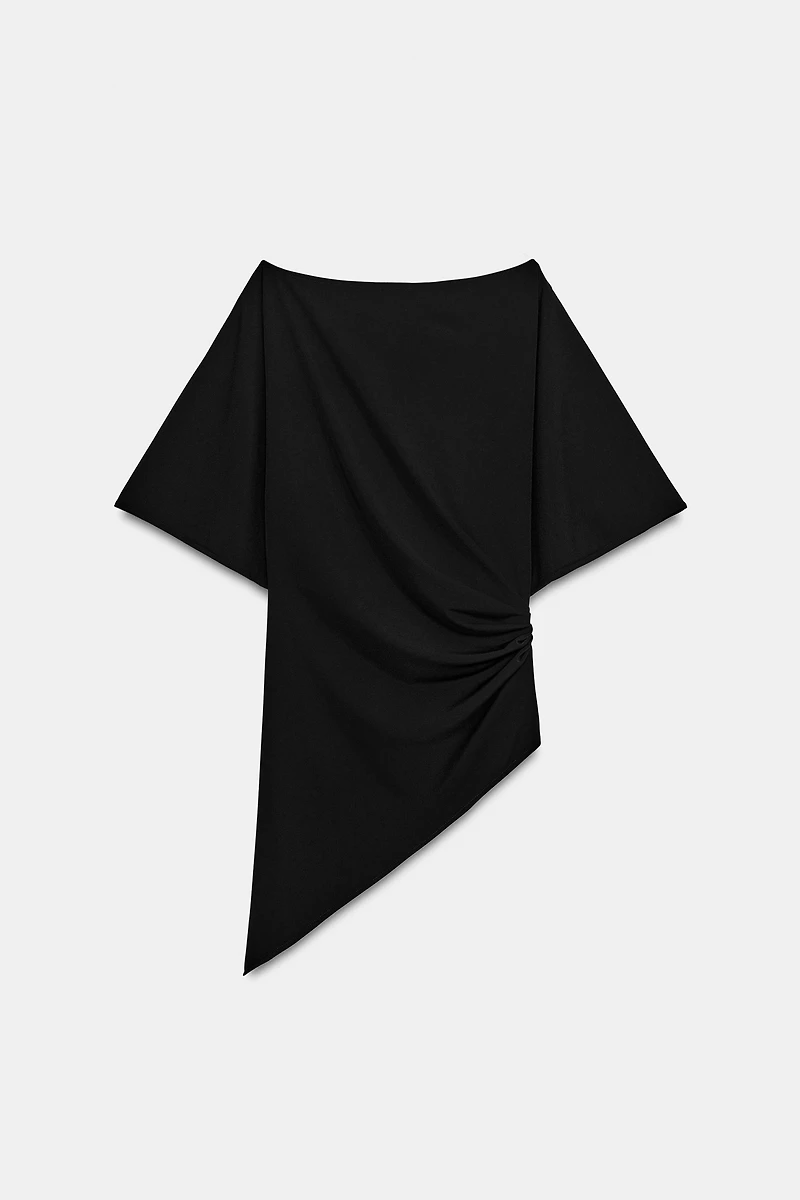 DRAPED ASYMMETRIC TOP