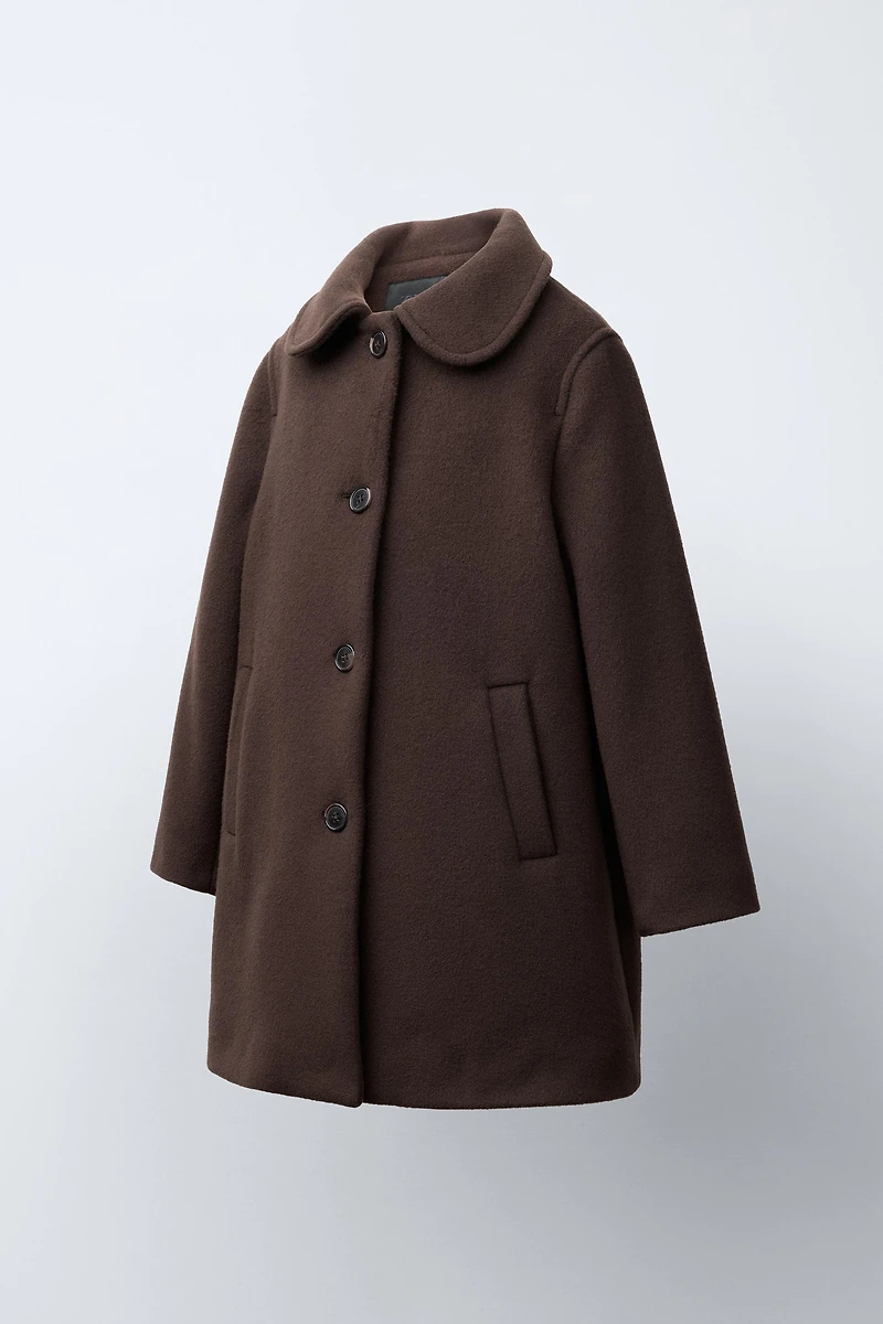 LONG WOOL AND CASHMERE COAT