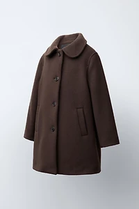 LONG WOOL AND CASHMERE COAT