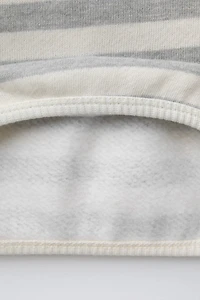 ENSEMBLE SWEAT À RAYURES ET LEGGING DOUX AU TOUCHER
