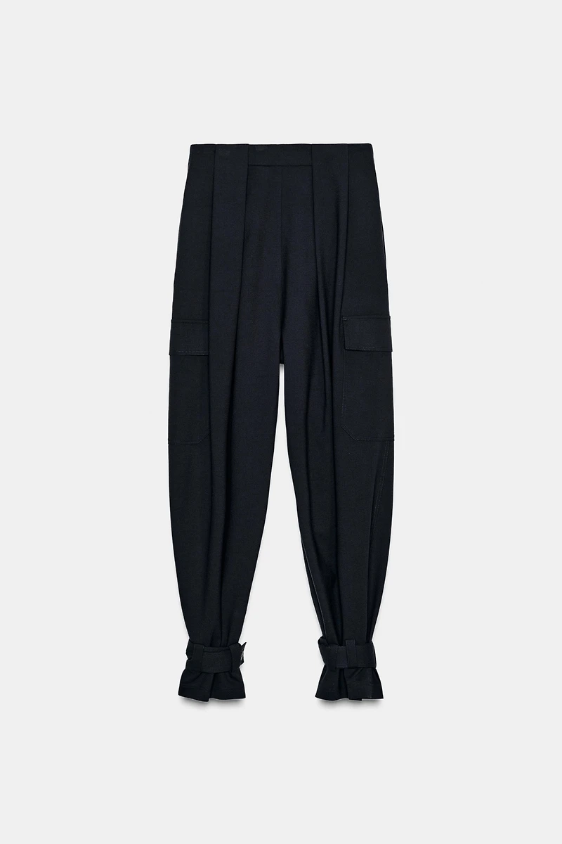 ZW COLLECTION LIMITED EDITION PLEATED CARGO PANTS