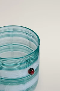 LADYBUG GLASS TUMBLER | MARISA BERENSON