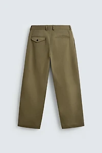 PLEATED CHINO PANTS AARON LEVINE X ZARA