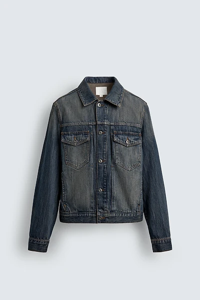 CROPPED FIT DENIM JACKET