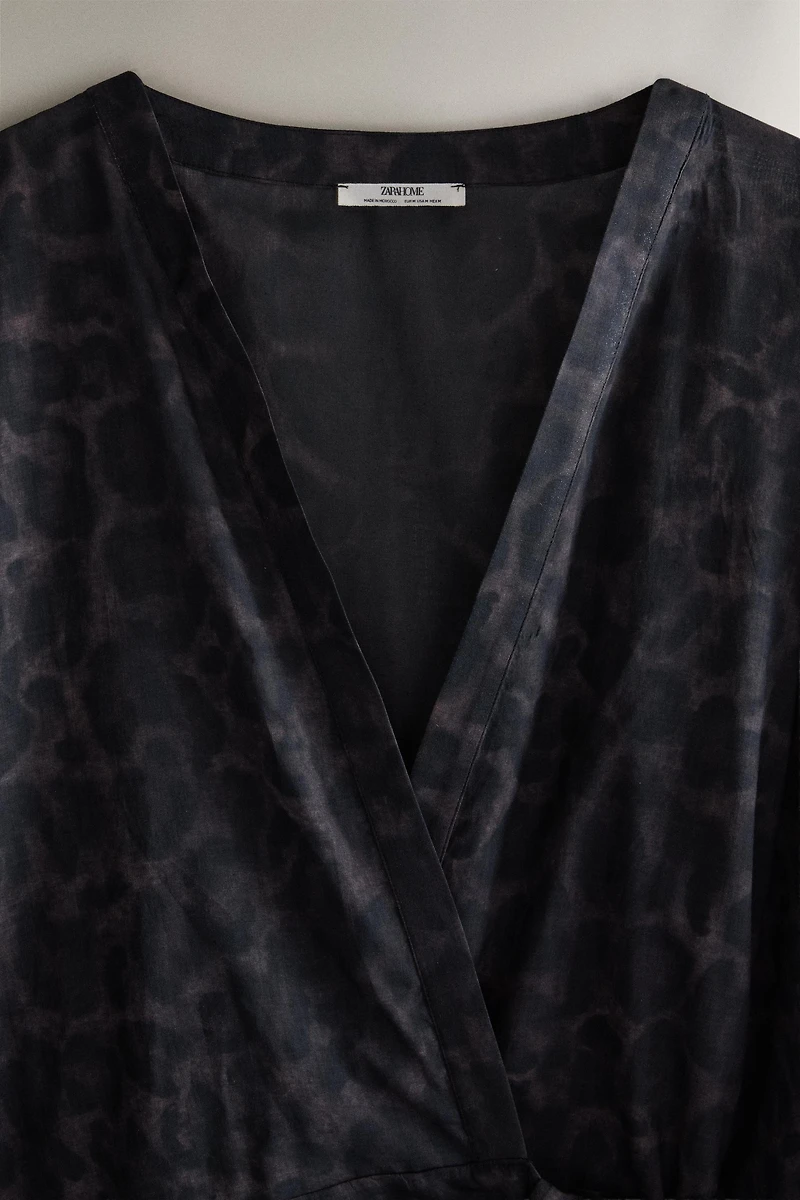 ANIMAL PRINT COTTON DRESS