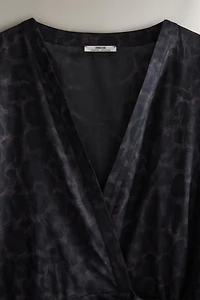 ANIMAL PRINT COTTON DRESS