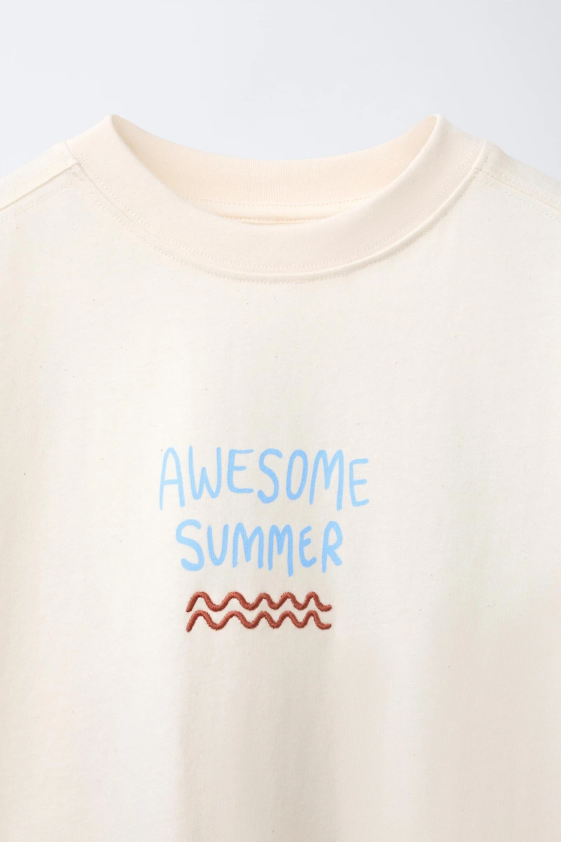 T-SHIRT IMPRIMÉ À INSCRIPTION