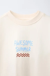 T-SHIRT IMPRIMÉ À INSCRIPTION