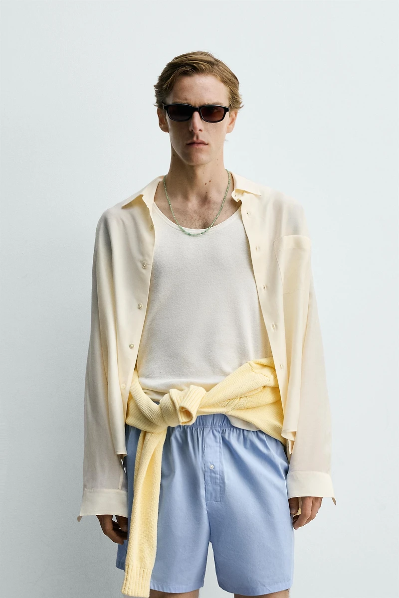 CHEMISE FLUIDE BAMBOU - SOIE