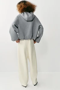 SWEAT BOMBER À CAPUCHE