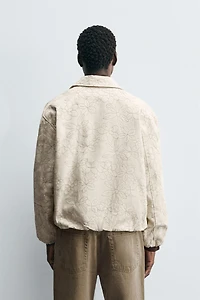 FLORAL JACQUARD JACKET
