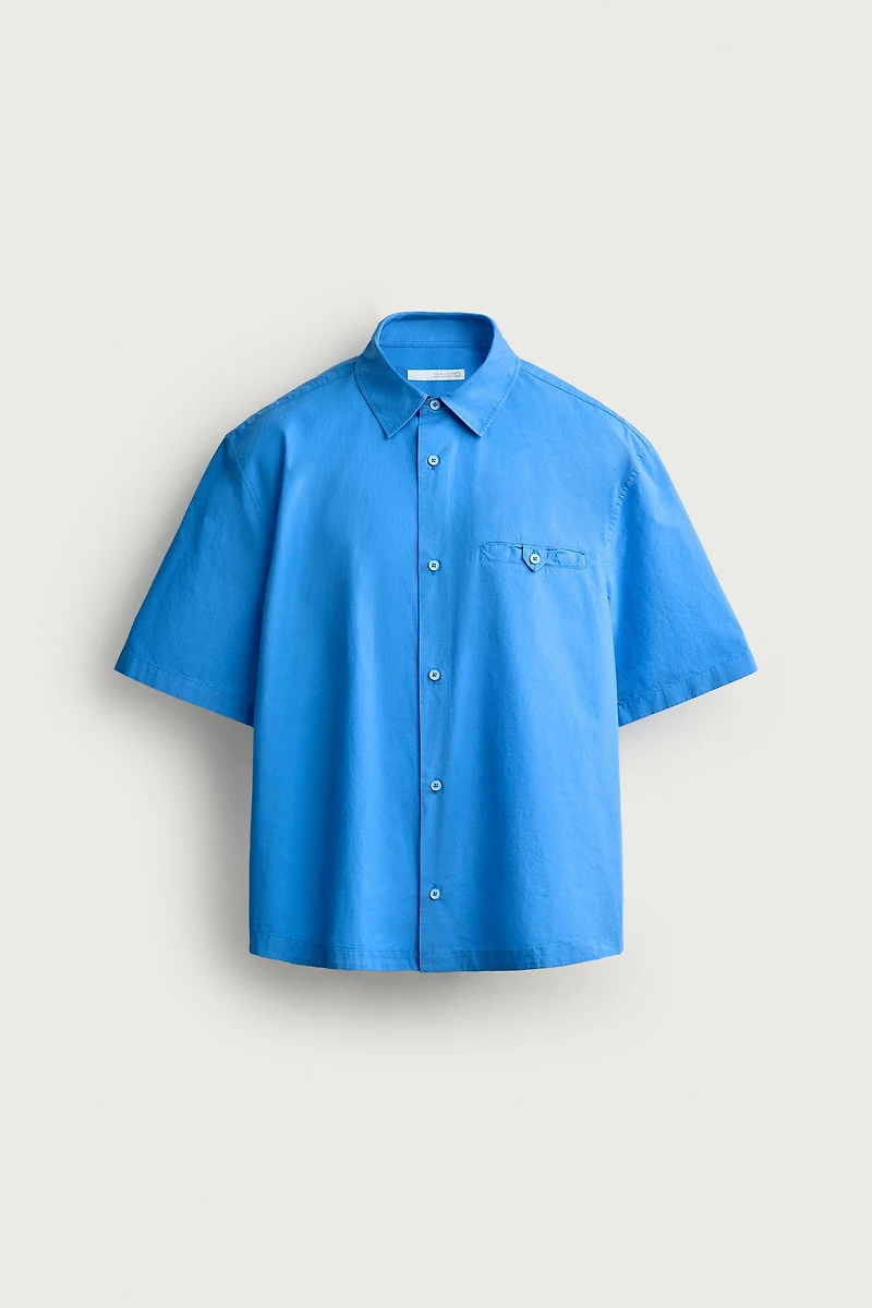 RELAXED FIT POPLIN SHIRT