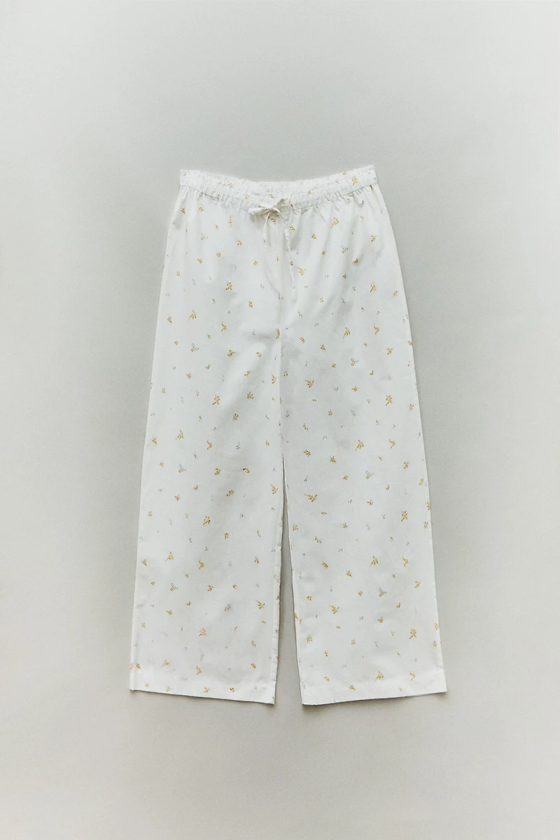 FLORAL PANTS
